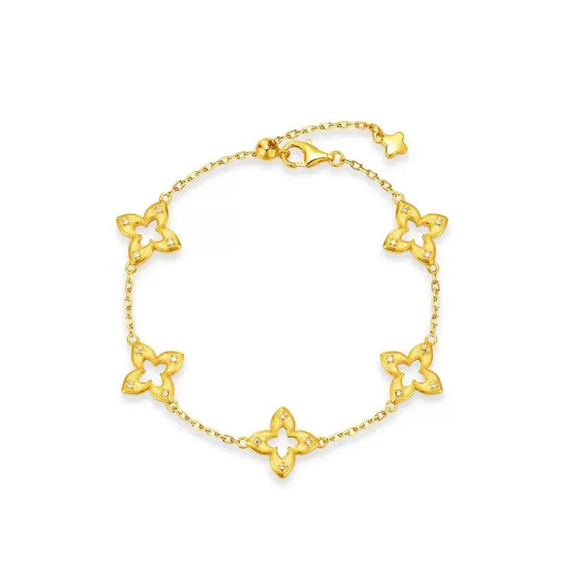 Aurora Four-Leaf Bracelet