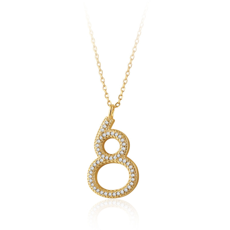 Treasure Gourd 925 Sterling Silver Necklace