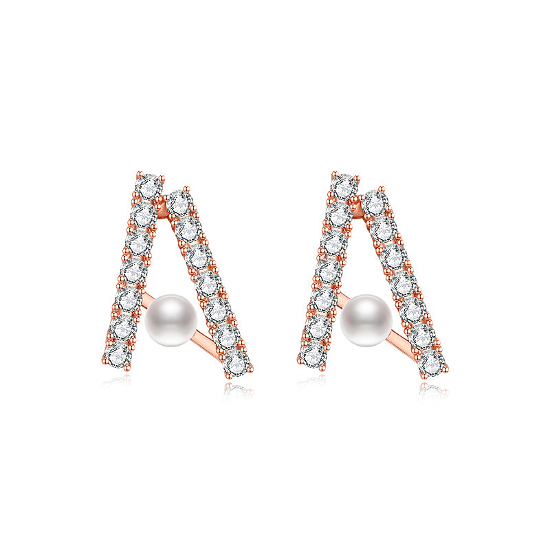Letter A Ear Stud