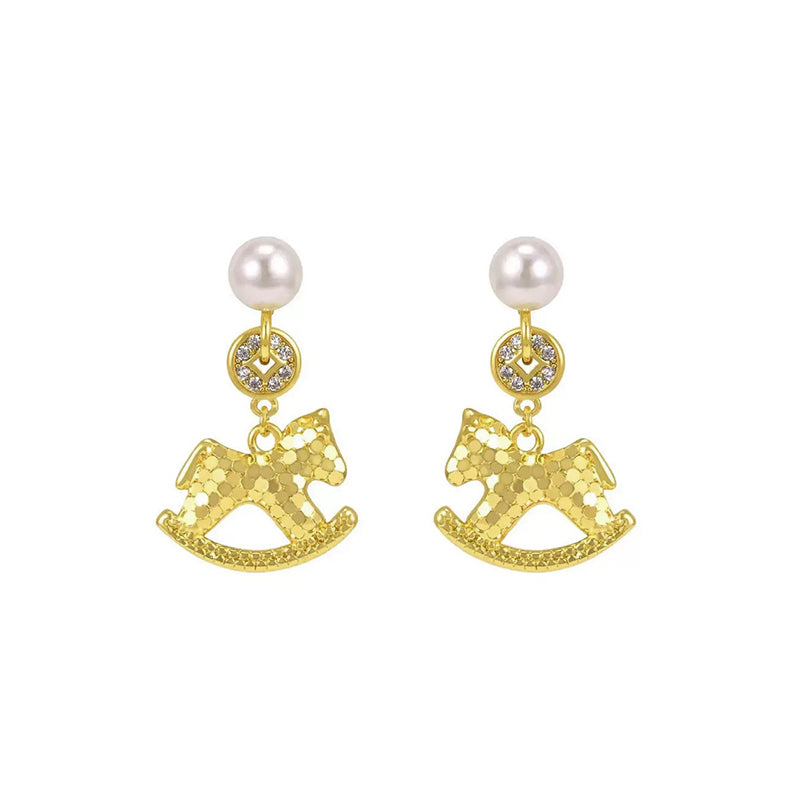 Lucky Knight Stud Earrings