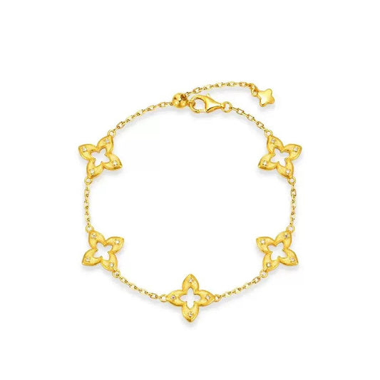 Aurora Four-Leaf Bracelet