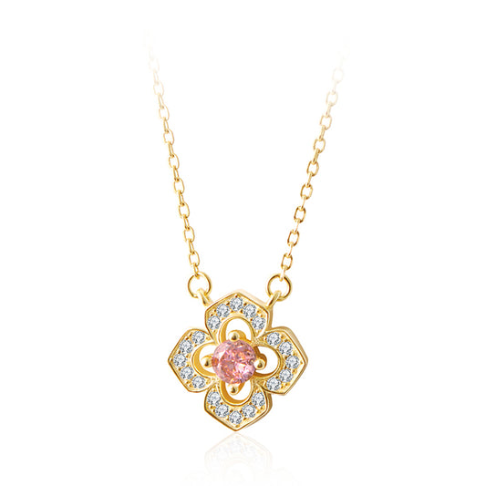 925 Sterling Silver Florine Necklace