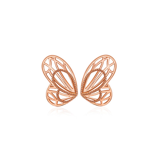 Openwork Butterfly Stud Earrings
