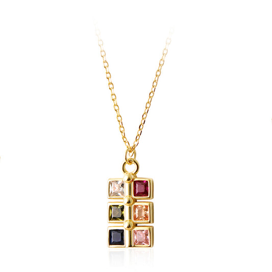 925 Sterling Silver Flosi Necklace
