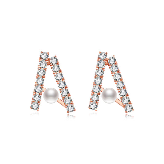 Letter A Ear Stud