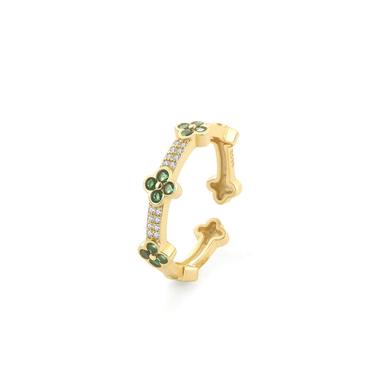 S999 Sterling Silver LUCKY Ring